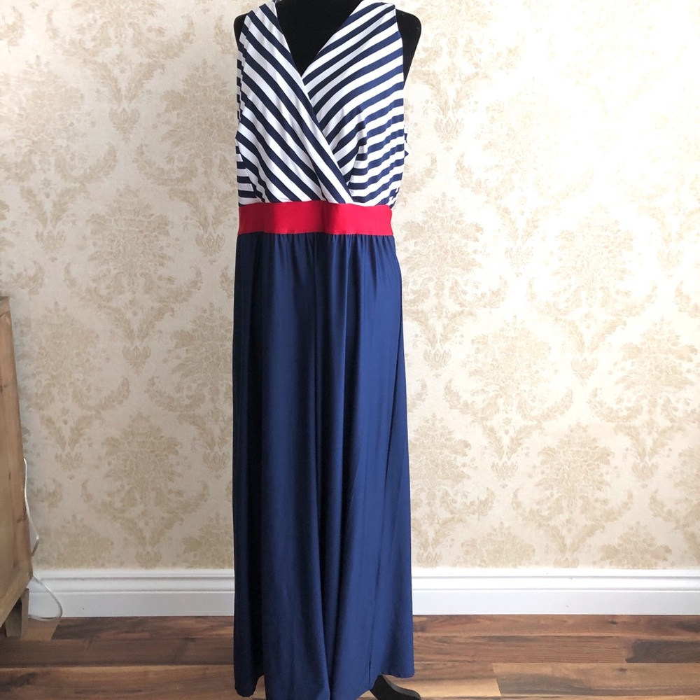 BNWT Ashley Stewart maxi dress